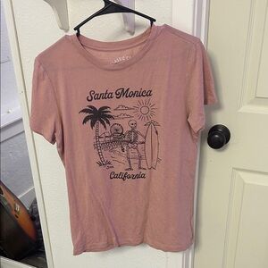 Aeropostale Dusty Pink Santa Monica Tee